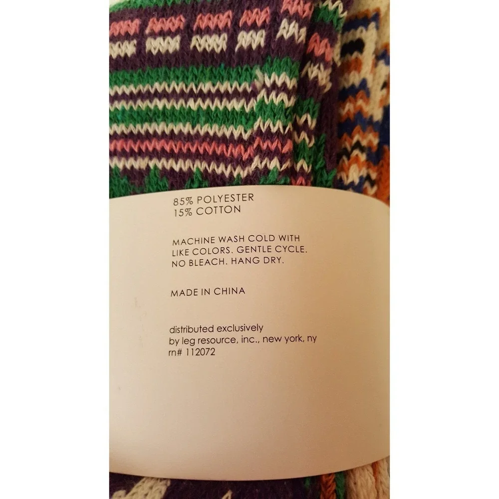 The‎ Sock Lab Ladies Boot Socks size 9-11 4 pk. Multi color New